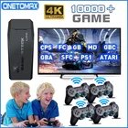 4K HD видео ТВ игровая консоль M8 2,4G двойной беспроводной контроллер для PS1FCGBA 10000 игр палка Ретро ТВ Dendy игровая консоль