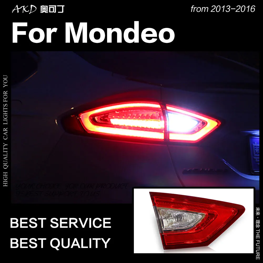 АКД стайлинга автомобилей для Ford Fusion задние фонари 2013 2016 Mondeo светодиодный задний