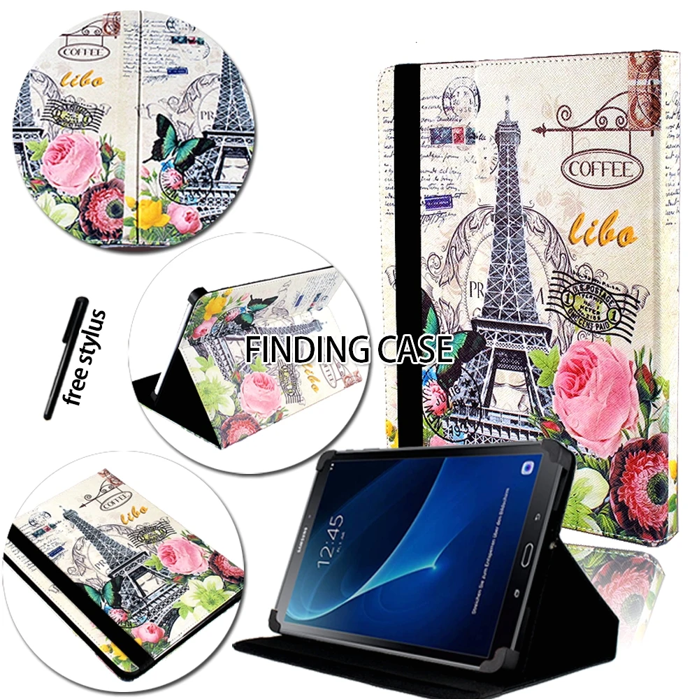 Противоударный кожаный чехол-книжка для планшета Samsung Note 8 0 N5100/Tab A Nook 7 0/Tab Active/Tab Pro