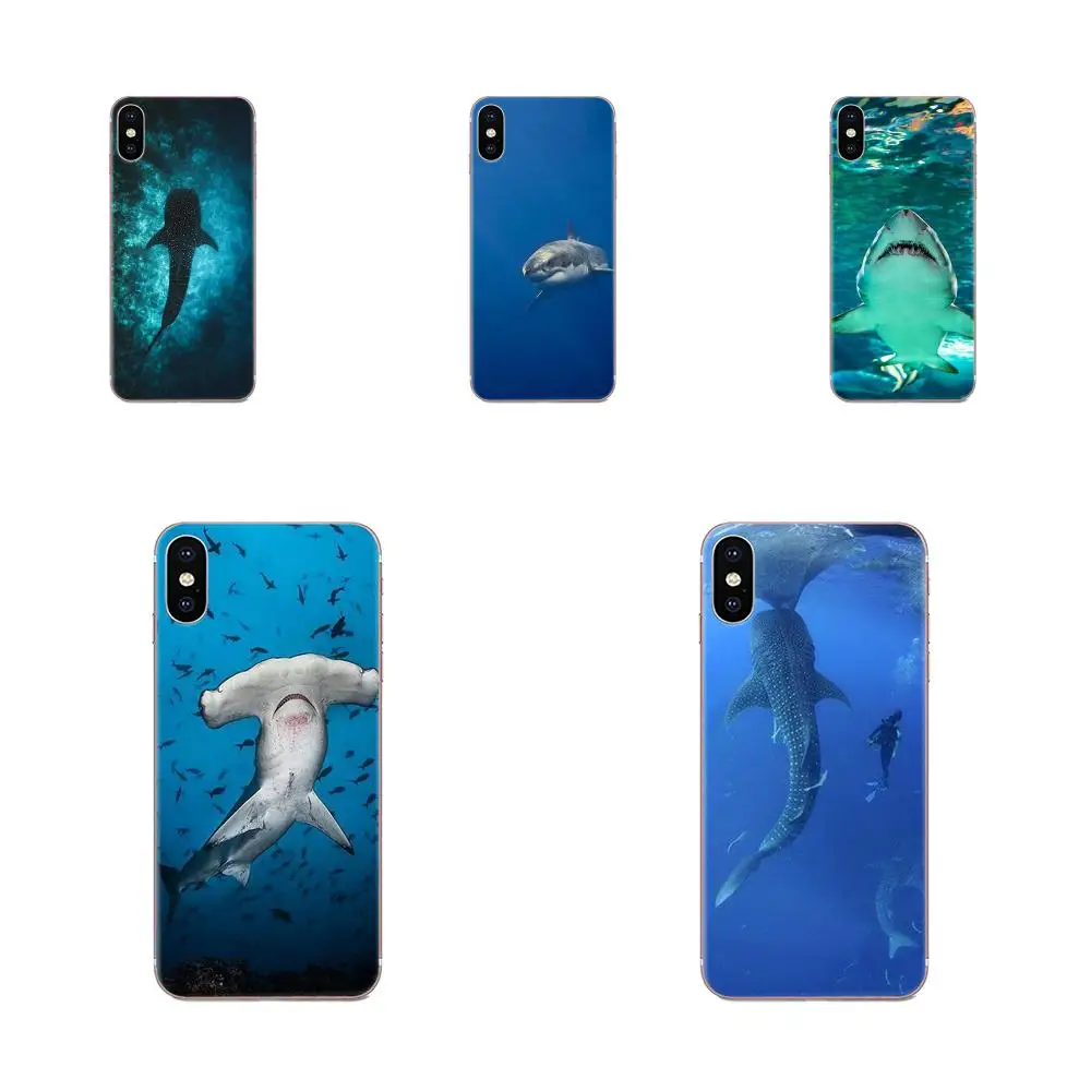 Мягкий Силиконовый ТПУ Прозрачный чехол для сотового телефона КИТ акулы Рыба Xiaomi