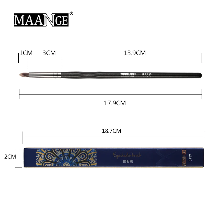 Профессиональная подводка для глаз MAANGE 1 шт. тонкая мягкая кисточка макияжа ручка