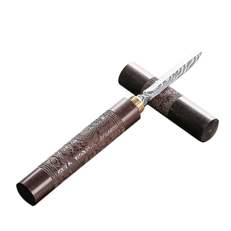 Чайный нож игольчатый пуэр инструменты из нержавеющей стали деревянный