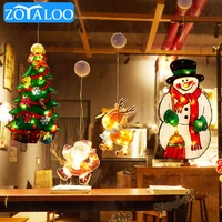 christmas light led suction cup window hanging lights atmosphere scene decor festive decorative color lamp