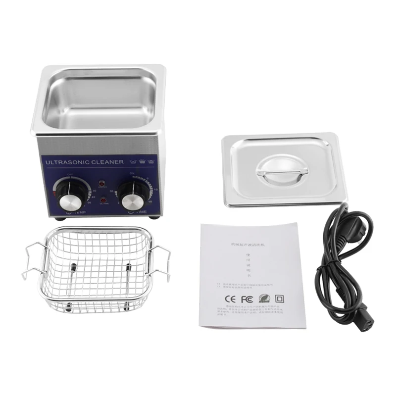 

60W 1.3L Household Ultrasonic Cleaner Digital Ultrasonic Jewelry Washer Ultrasound Cleaning For Denture Watches Glasses