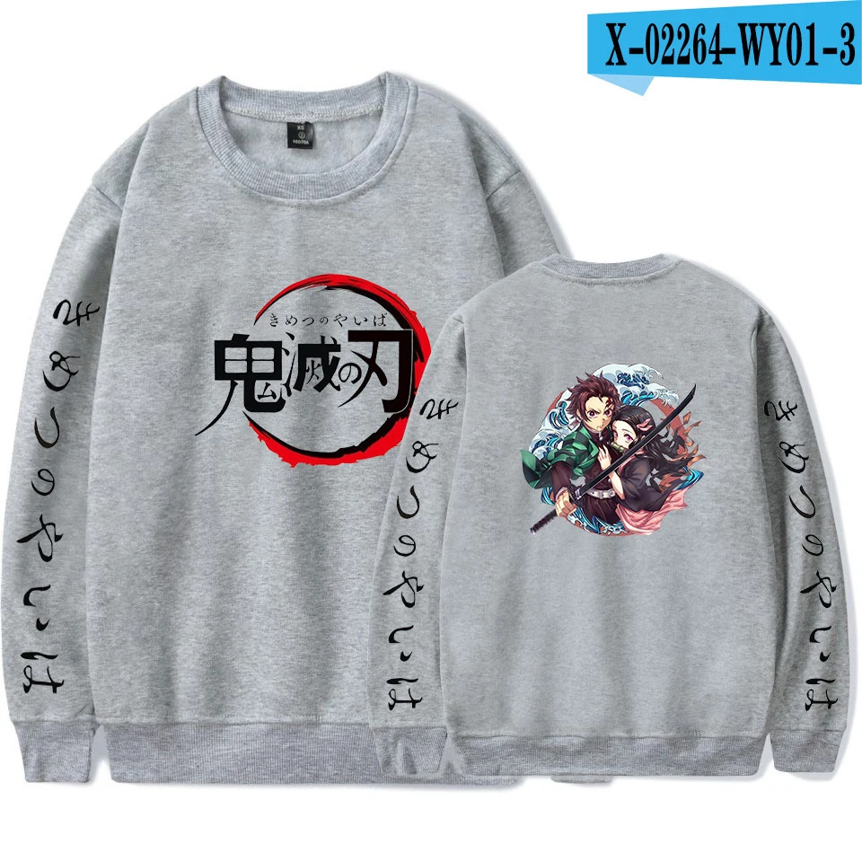 Demon Slayer Толстовка для мужчин Горячая комбинация эксклюзивная толстовка модная популярная осенне-зимняя одежда XXS-4XL - Цвет: 9