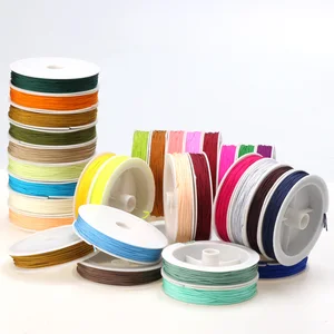 Веревочный браслет, 0,8 мм, 23 млот, Нефритовый, нейлоновый, плетеный вручную, для самостоятельного изготовления ожерелья, игрушечной проволоки