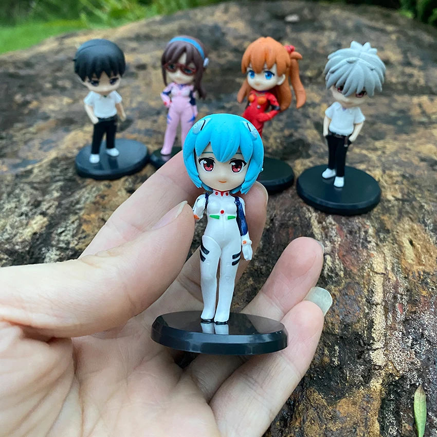 Экшн-фигурки из аниме Ева Q Version игрушки Вы можете продвинуться Nagisa Ayanami King Asuka Langley