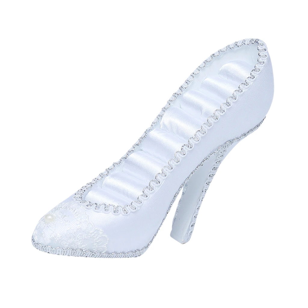 

Elegant High Heel Shoes Ring Earring Holder Storage Display Stand Organizer