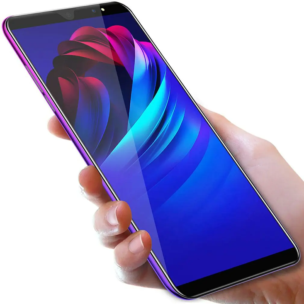 

P33 smartphone 5.72 inch 3G large screen mobile phone High capacity phones real fingerprint face unlock phones