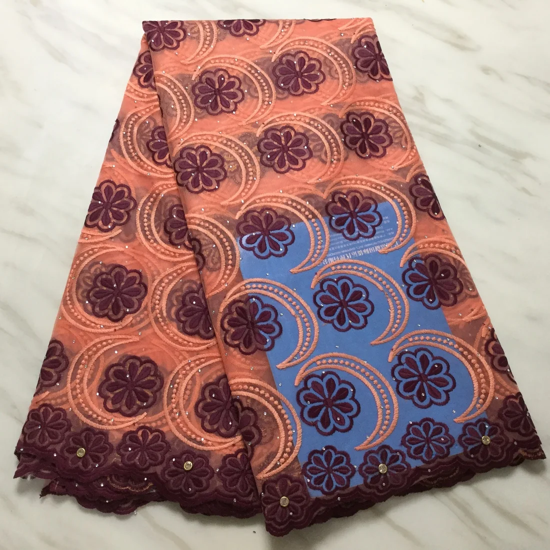 2020 Новое поступление швейцарская вуаль кружева вышивка сетка Африканское