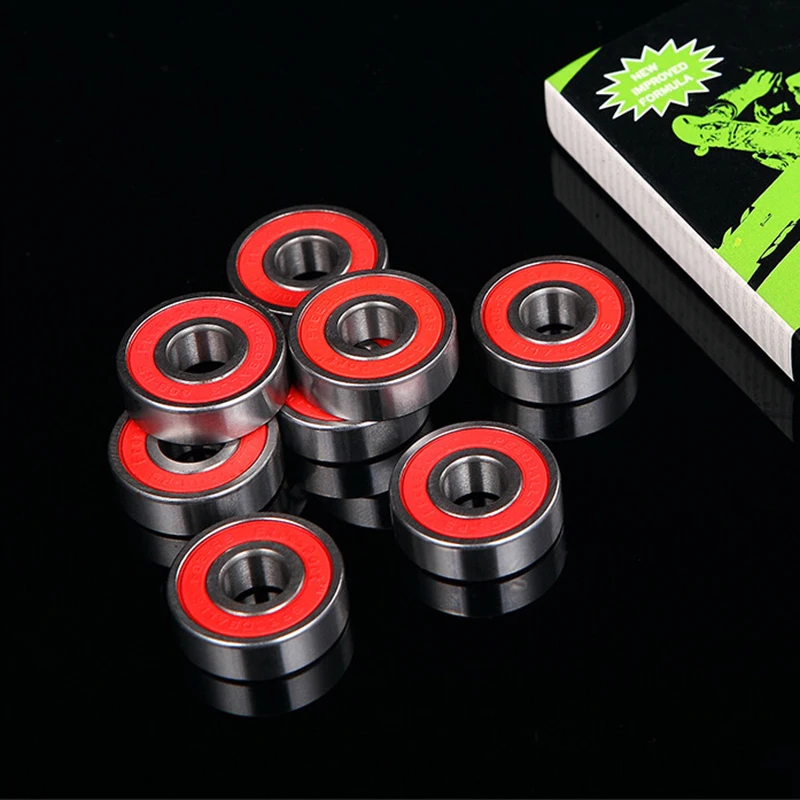 8 Pcs 608RS Ceramic Speed Wheels Bearing For Finger Spinner Skateboard Skate Roller | Обустройство дома