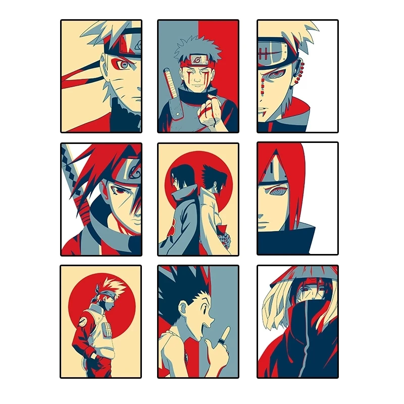 Холст Наруто Hd Печать Itach украшение для дома Саске живопись японский постер