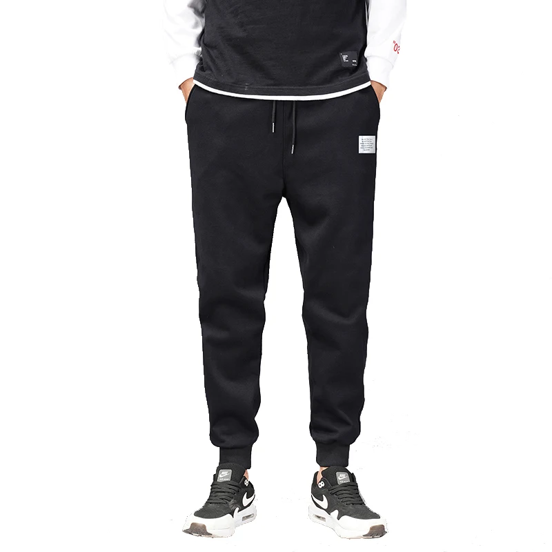 

2021 New Plus Velvet Pants Men's Korean Version Of The Trend Of Sports Pants Footwear Pants Harem Pants Casual Trousers Loose