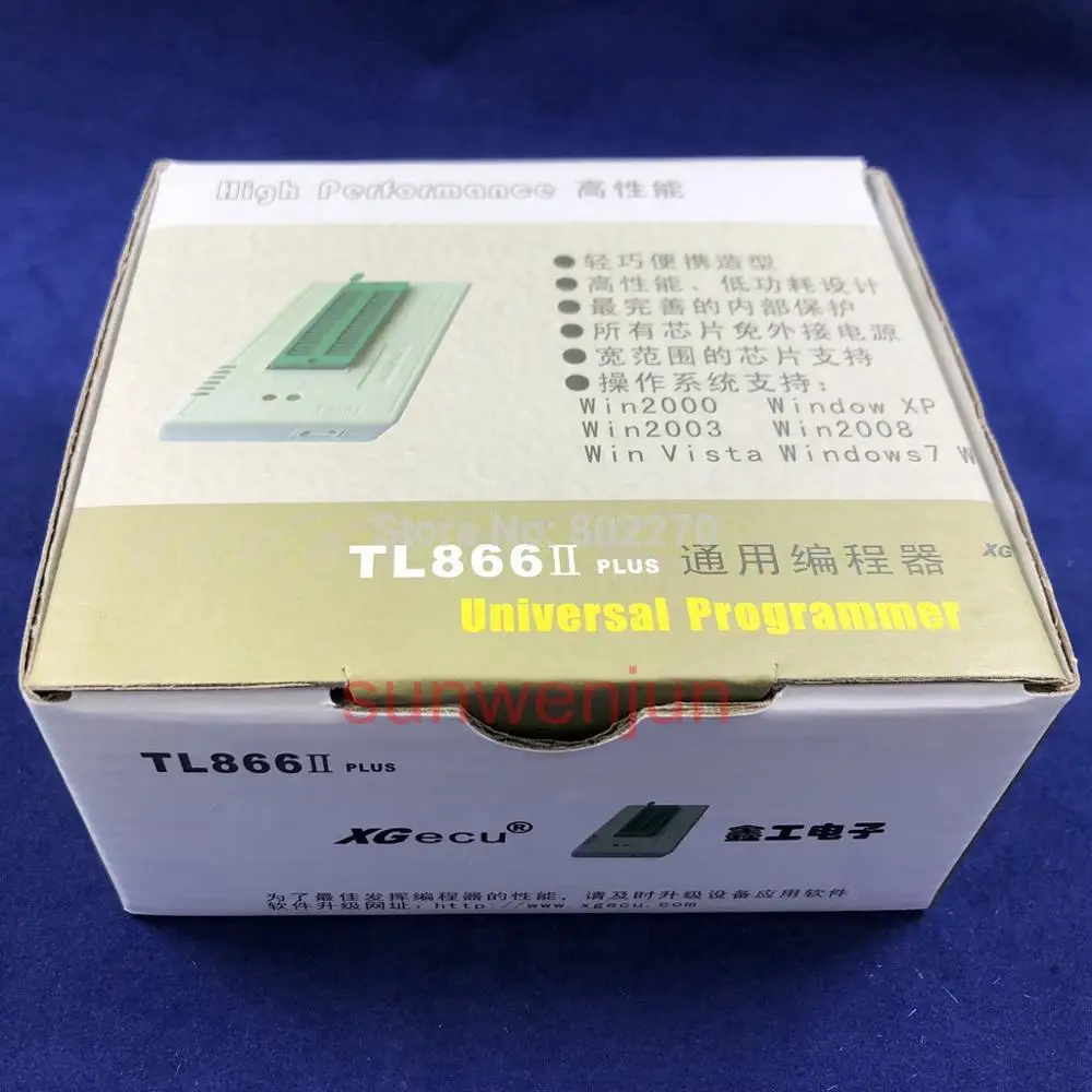 Черный выпуск V10.27 XGecu TL866II плюс USB программатор 15000 + IC SPI Flash NAND EEPROM MCU PIC AVR 9 шт.