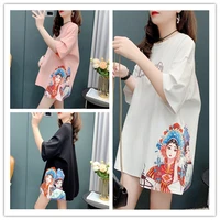 oversized t shirt women plus size top casual graphic print tshirt half sleev o neck cheap tee summer pullover t shirts for women