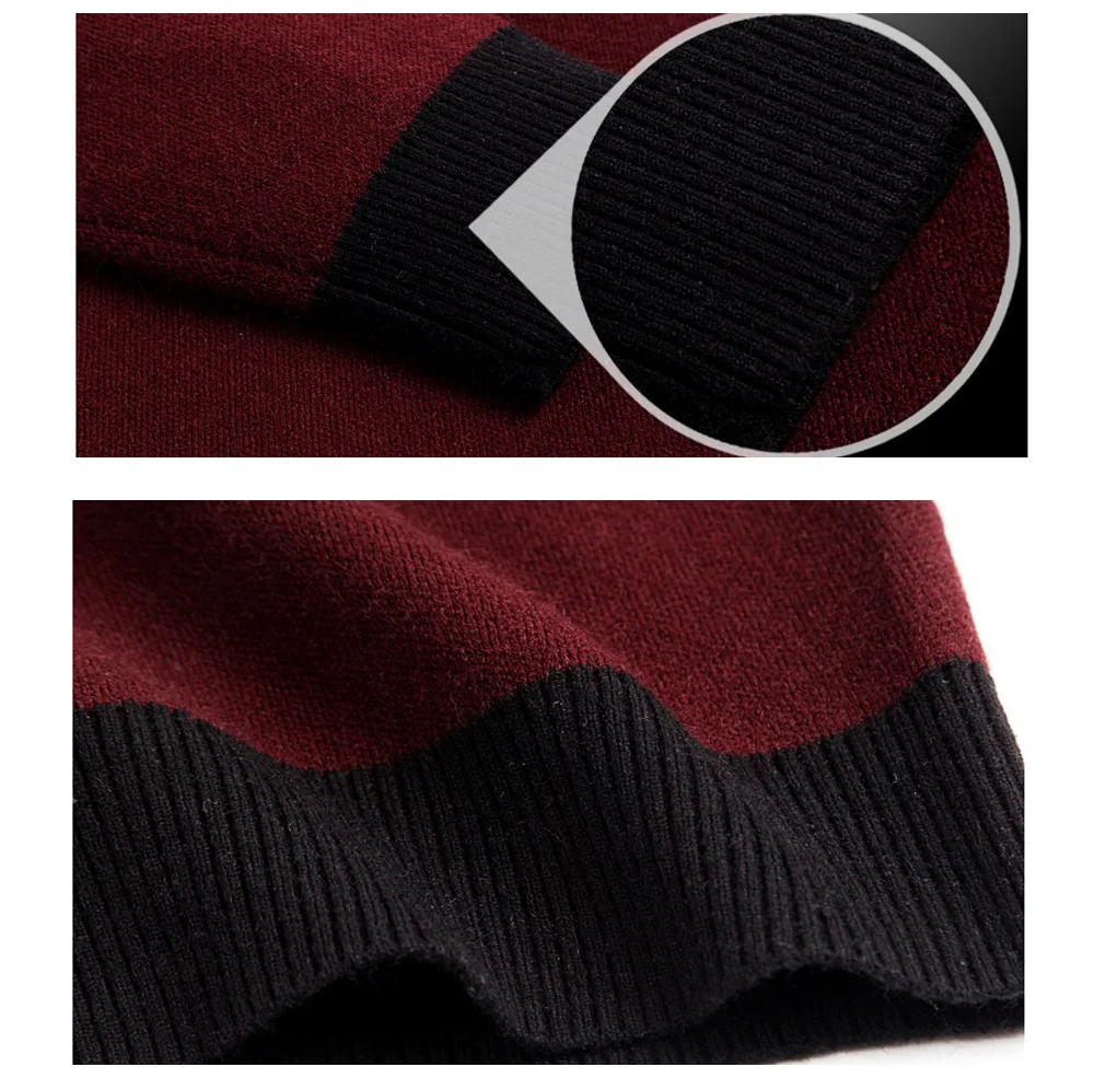 Мужской свитер ZOGAA повседневный деловой трикотажный с треугольным вырезом 2019 |