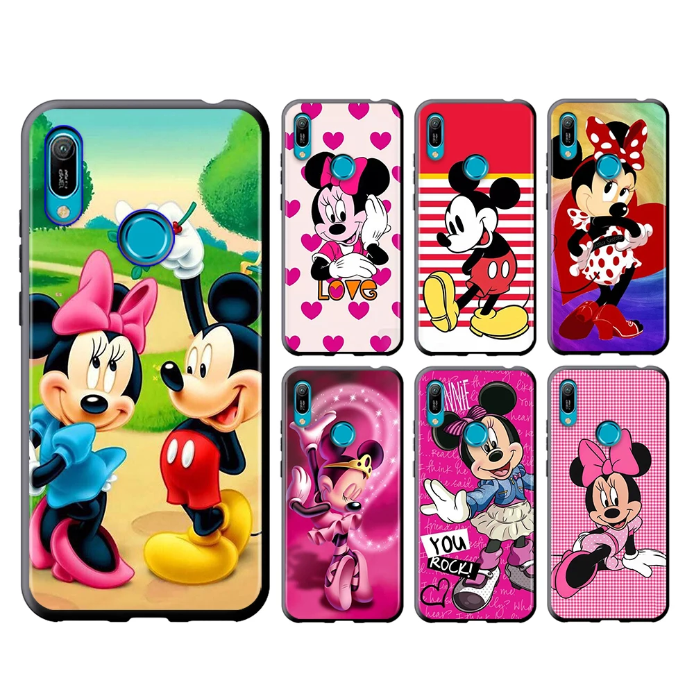 

Disney Cute Mickey Minne For Xiaomi Mi 11i 11 10T 10i 9T 9 A3 8 Lite CC9 SE Note 10 Youth Lite Ultra Pro Black Phone Case