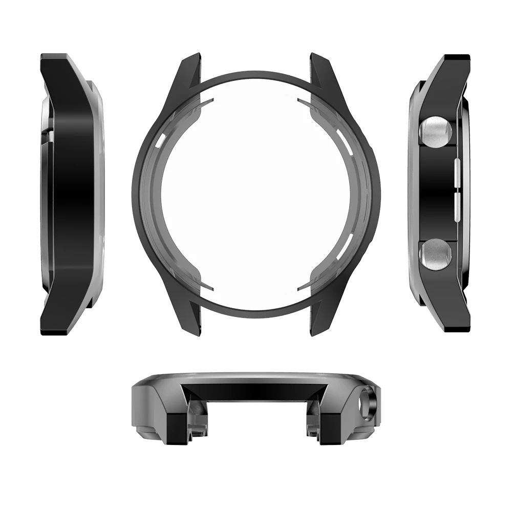 Тонкий противоударный чехол для Huawei Watch GT 2 46 мм 42 мягкий гибкий из ТПУ с покрытием