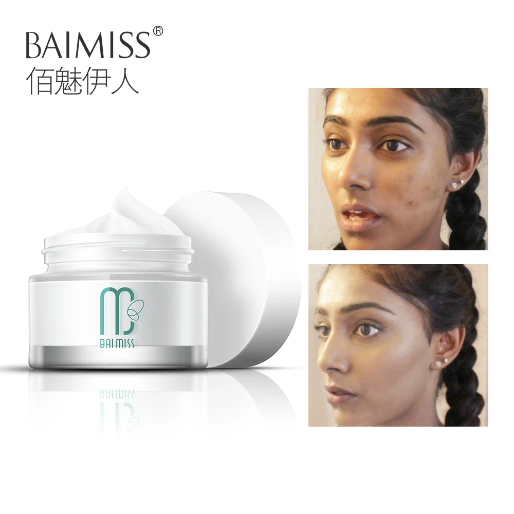 

BAIMISS Whitening Face Cream Day Brighten Moisturizer Concealer Freckle Removing dull Anti-Aging Hydrating Firm Facial Skin Care