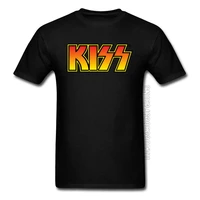 love kiss logo print tshirts love gun hiphop rock band music t shirt queen guitar geek t shirts techno dubstep kiss men tees