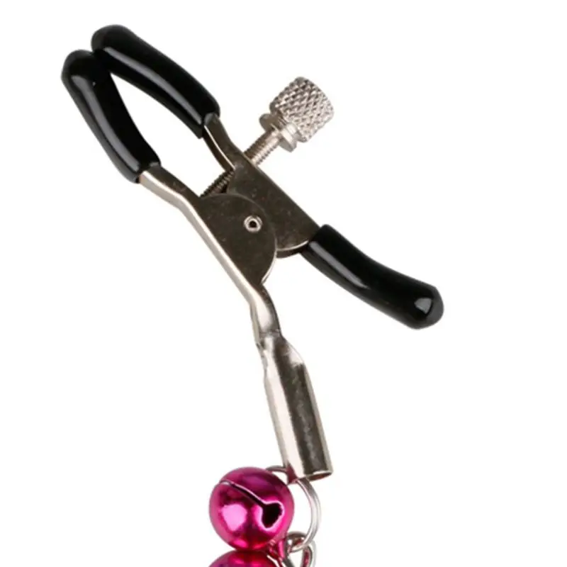 Женский сексуальный металлический стимулятор сосков зажимы с подвеской 4