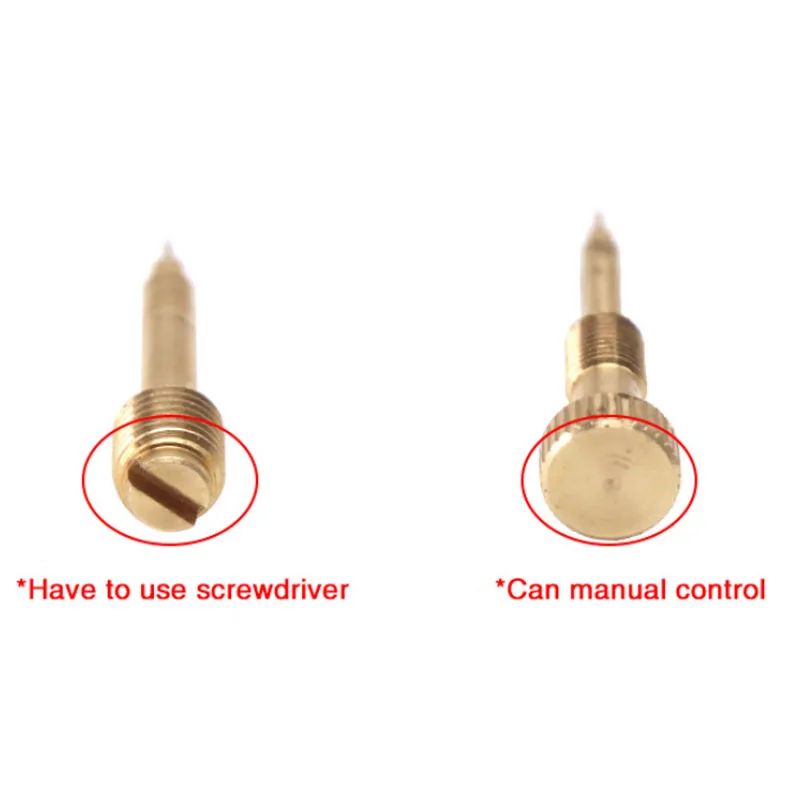 Металлический винт для воздушной регулировки мотоциклетного карбюратора
