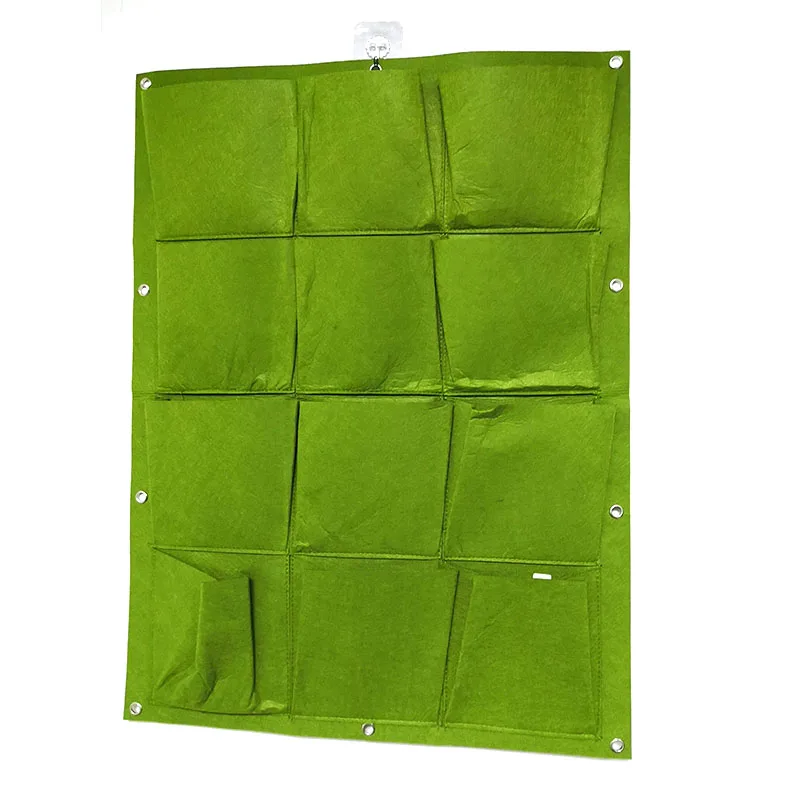 

9/12/25/36 Pockets Green Grow Bags growing pots Planter Vertical Garden wall hanging Vegetable flower Planter Growth fabric bags