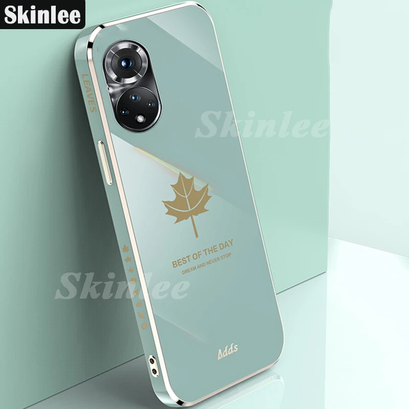 Мягкий чехол Skinlee с покрытием для Honor 50 противоударный силиконовый чехол-бампер