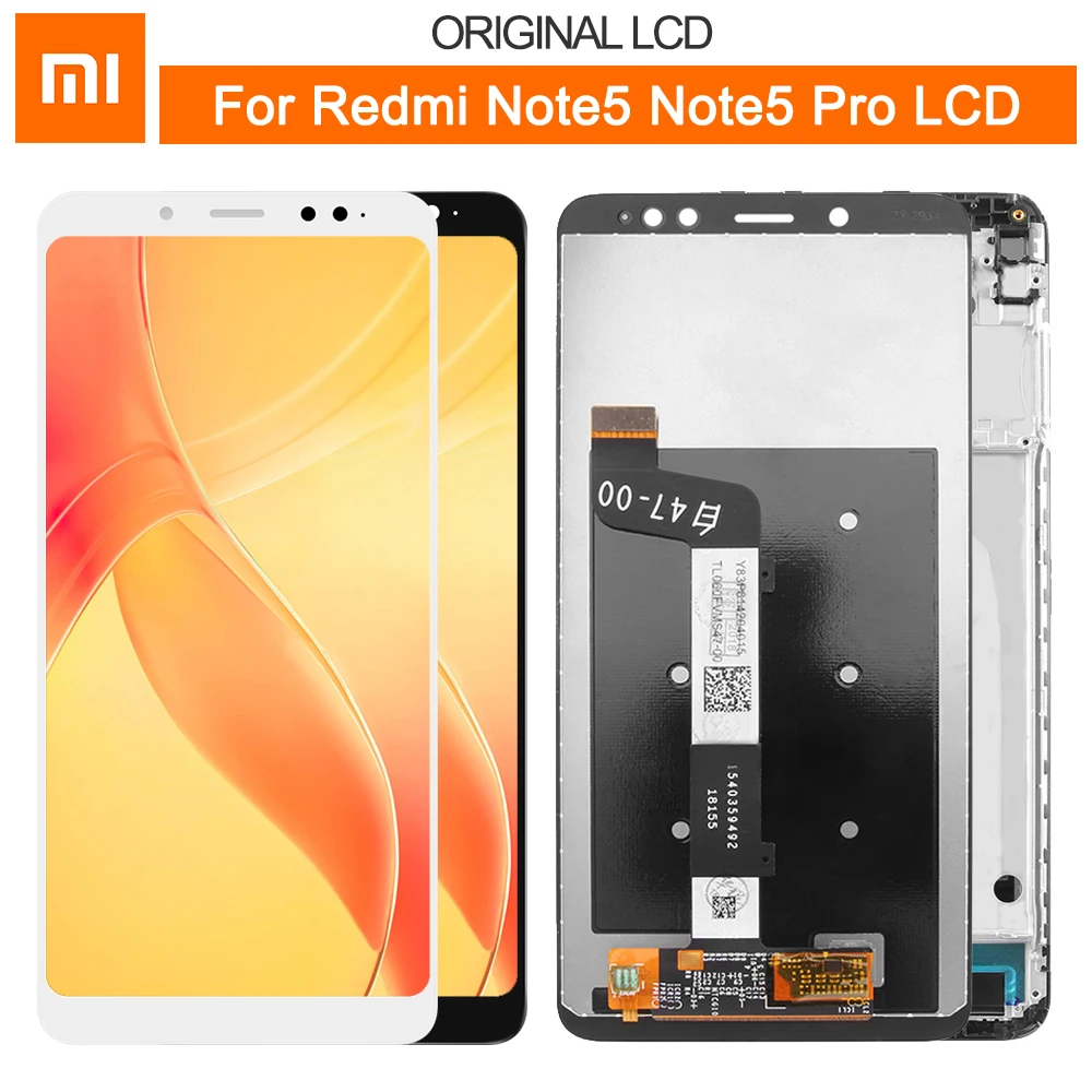 ЖК-дисплей 5,9" для Xiaomi Redmi Note 5 Redmi Note 5 Pro с рамкой+ сменная Сенсорная панель дигитайзера