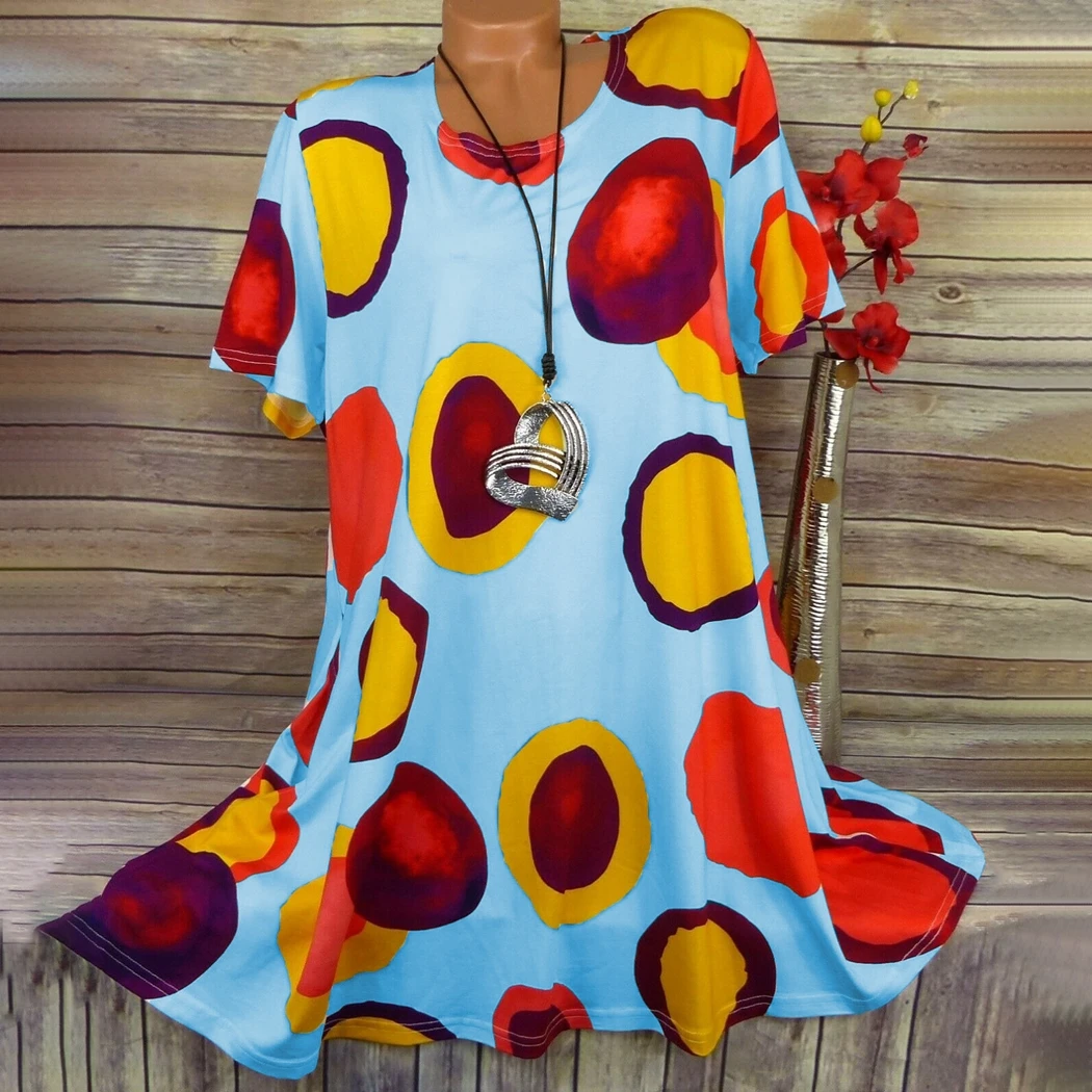 Женские мини-платья с высокой талией и принтом в горошек большие размеры 2019