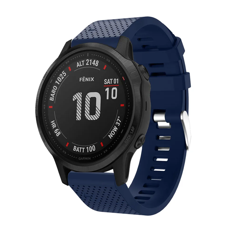 20 мм ремешок для часов Garmin Fenix 6S часы с быстрым выпуском легко подходят силиконовый ремешок на запястье ремни для Garmin Fenix 5s Plus ремень