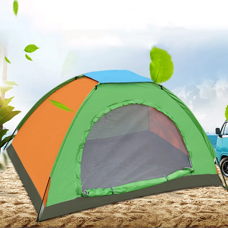Туристический пляж Кемпинг Палатка Однослойная водонепроницаемая