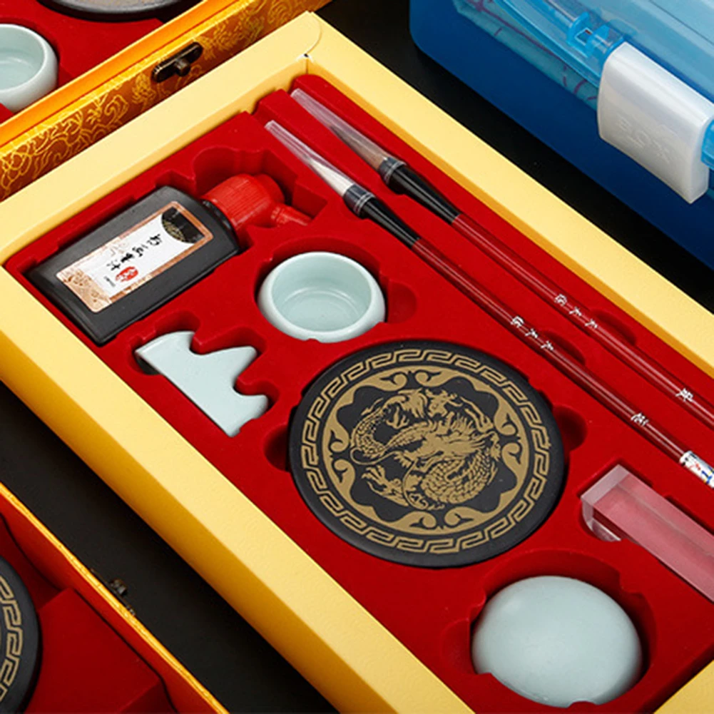 Китайская каллиграфия кисточки для письма чернильный карандаш камень печать