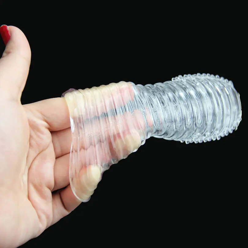 Вибратор-презерватив для задержки Массажер клитора мастурбация смелые