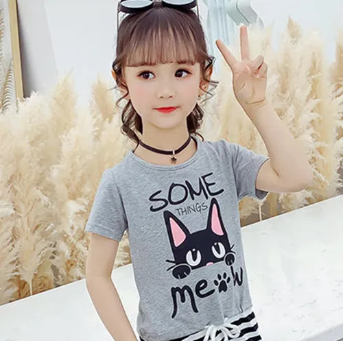 (1 шт./лот) 100% хлопок 2020 детская верхняя одежда с коротким рукавом и кружевом розы |