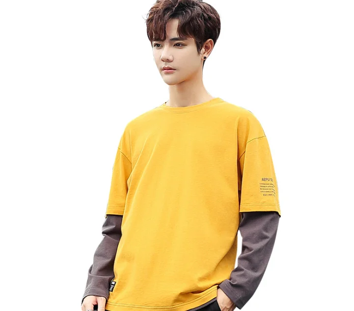 

2020 autumn and winter new men's fashion simple compassionate 15008