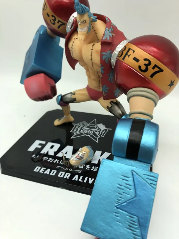 Одна штука ноль две головки. Экшн фигурка Franky раскрашенная нового мира Ver. фигурки