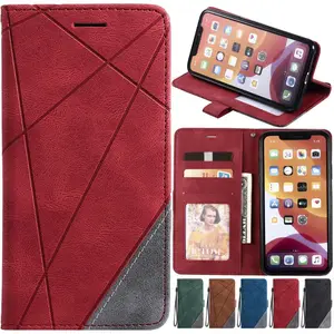 lanyard casual flip wallet for oppo realme 8i 8 7 7i 6 6s 5i 5s 5 pro find x2 pro x3 lite neo rhombus pattern phone case p21g free global shipping