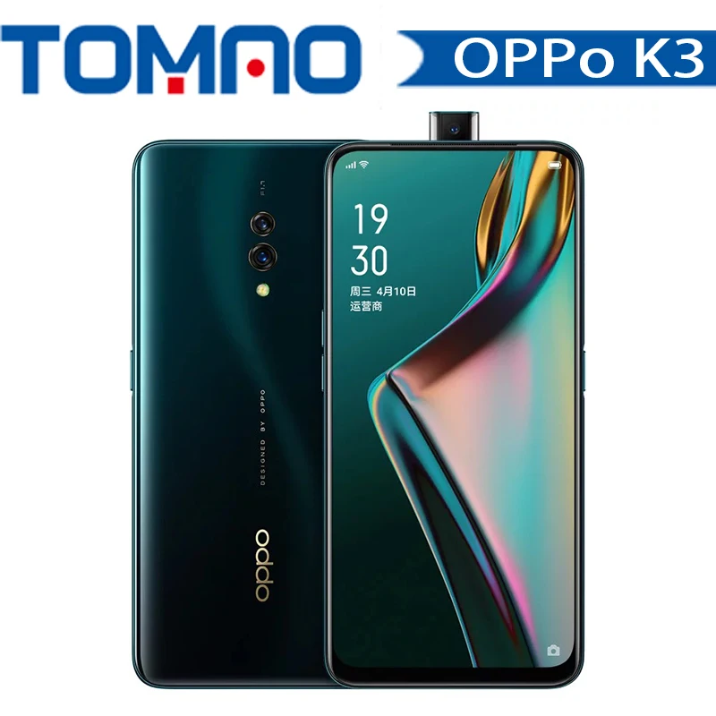 Мобильный телефон OPPO K3 Android 9 4G LTE Snapdragon 710 Octa Core 6+ 64/8+ 128 6," AMOLED VOOC 3,0 отпечаток пальца на экране
