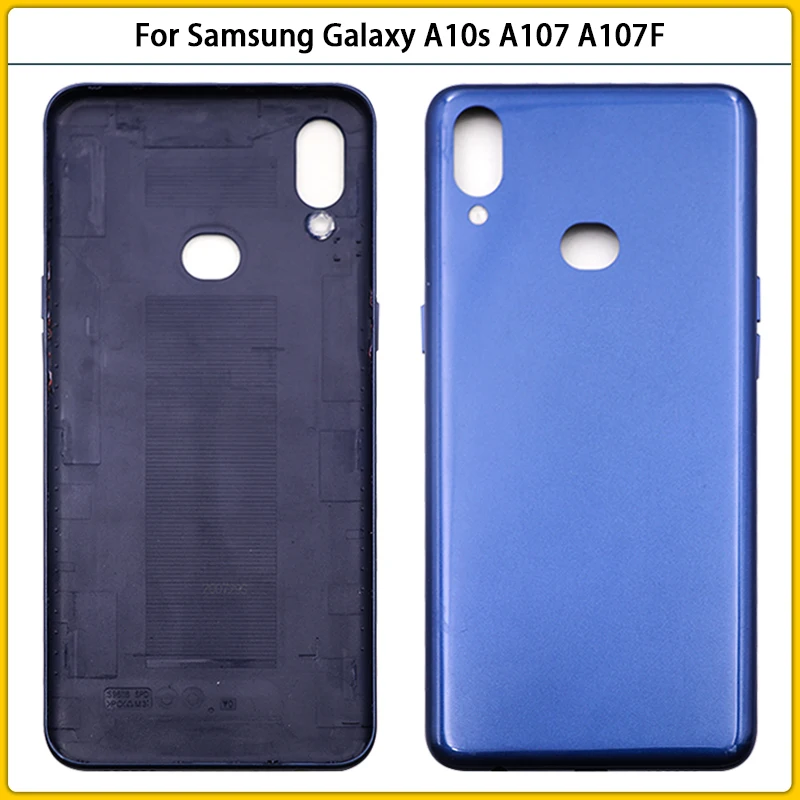 

New For Samsung Galaxy A10s A107 A107F Plastic Battery Back Cover Rear Door A107FD A107M Plastic Panel Housing Case Replace