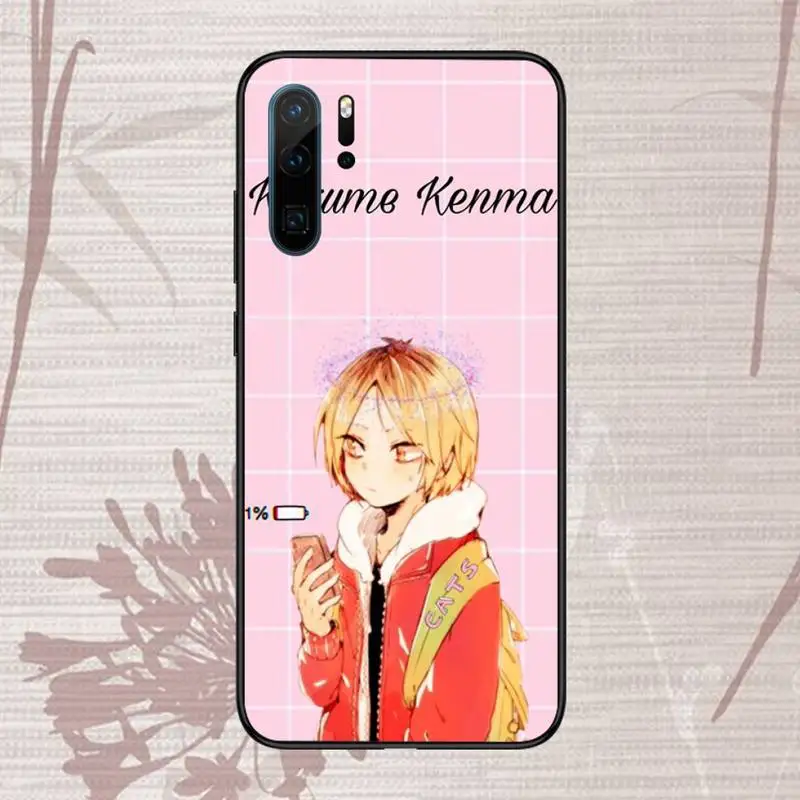 

Kenma Kozume of Haikyuu Anime Phone Case For Huawei P20 P30 P40 lite Pro P Smart 2019 Mate 10 20 Lite Pro Nova 5t