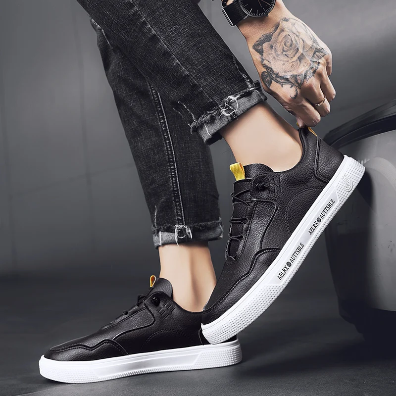 

Sport Shoes Men Shoes For Men Casual Man White Sneakers Leather 2020 Men's Zapatos Casuales Para Hombre 39 S Fashion Sports
