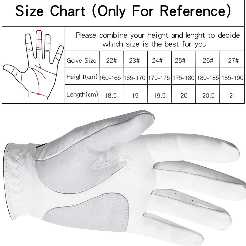 Перчатки Для Гольфа премиум-класса мужские износостойкие гибкие удобные