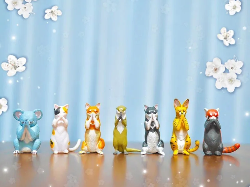 Японский капсула игрушка забавные животные вырезать Косплей shiba «Лисья Секретная служба»(Inu японский миткаль Кот выдра пингвина белого кита гассе для молитвы Gashapon фигурка