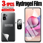 Гидрогелевая пленка для Xiaomi Redmi Note 10 Pro, 10Pro Max, Защитное стекло для камеры, Защитная пленка для задней крышки Xiaomi Redmi Note 10, 10s