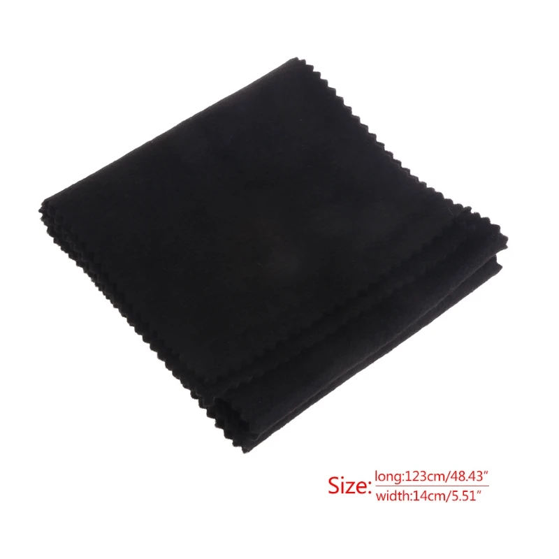 

88 Keys Black Soft Piano Key Cover Keyboard Dust Proof Moisture Flannel Cloth