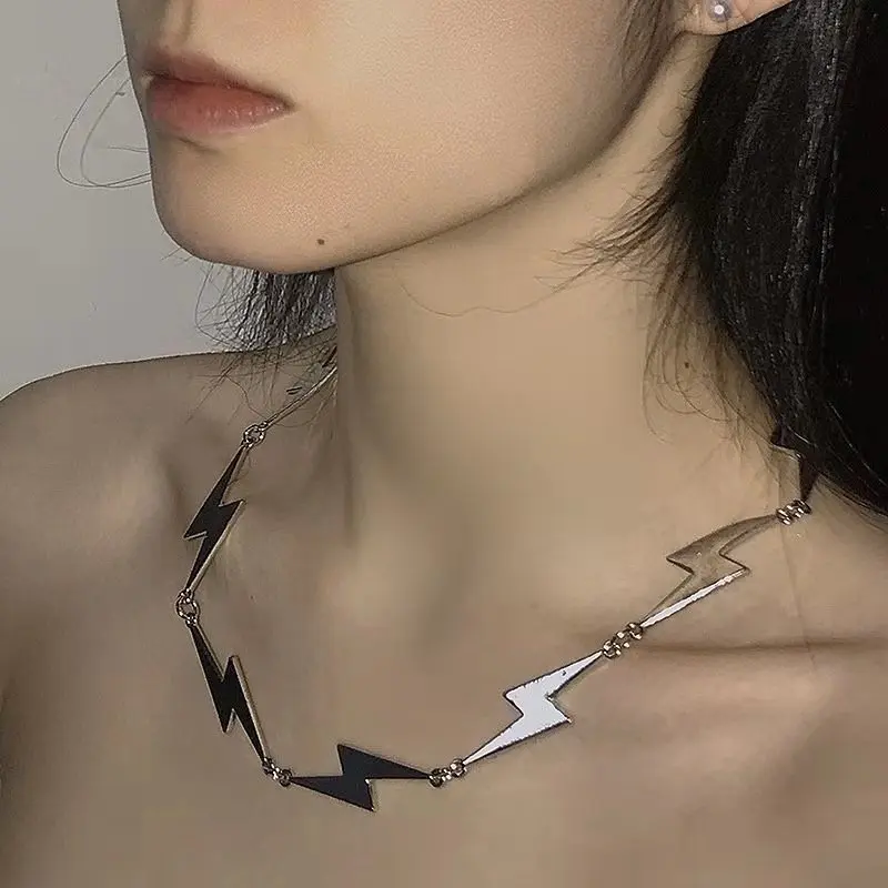 Новинка металлическая цепочка до ключицы ожерелье в стиле хип-хоп рок панк-пары