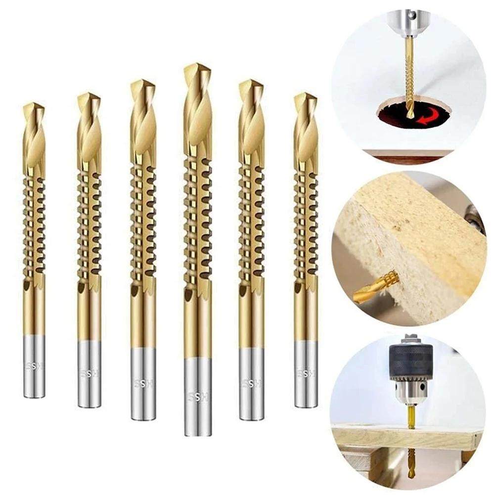 Набор кобальтовых сверл 6 шт. набор спиральных винтов метрические композитные