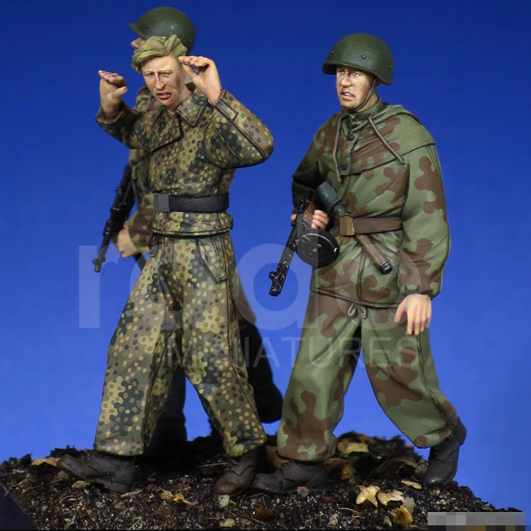 1/35 советский солдат WW2 смоляная модель солдата GK военные темы разобранный и