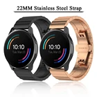 Ремешок из нержавеющей стали для часов Huawei watch GT 2 46 мм, сменный Браслет для умных часов Huawei watch GT 2 Pro gt2e, 22 мм